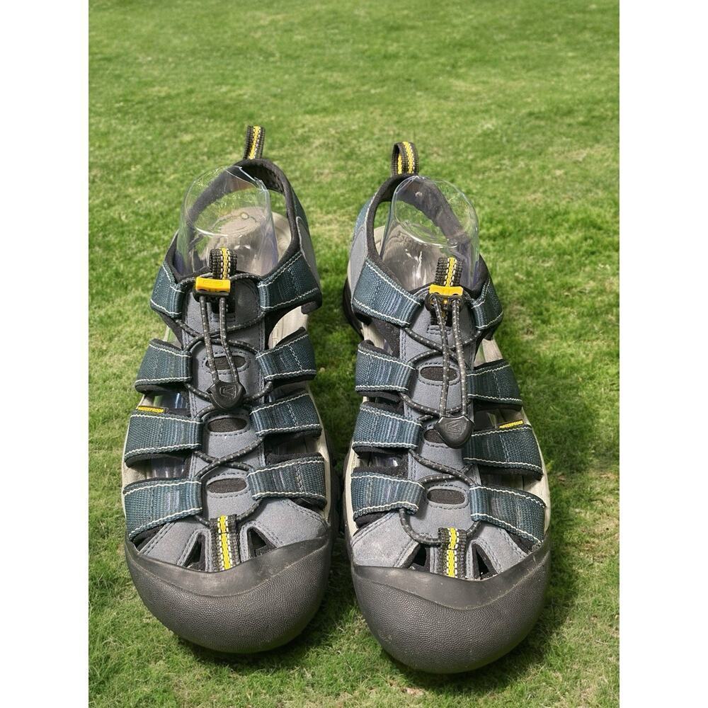 KEEN Newport H2 Hiking Sandals – Men’s 11.5 – Gray/Blue/Yellow
